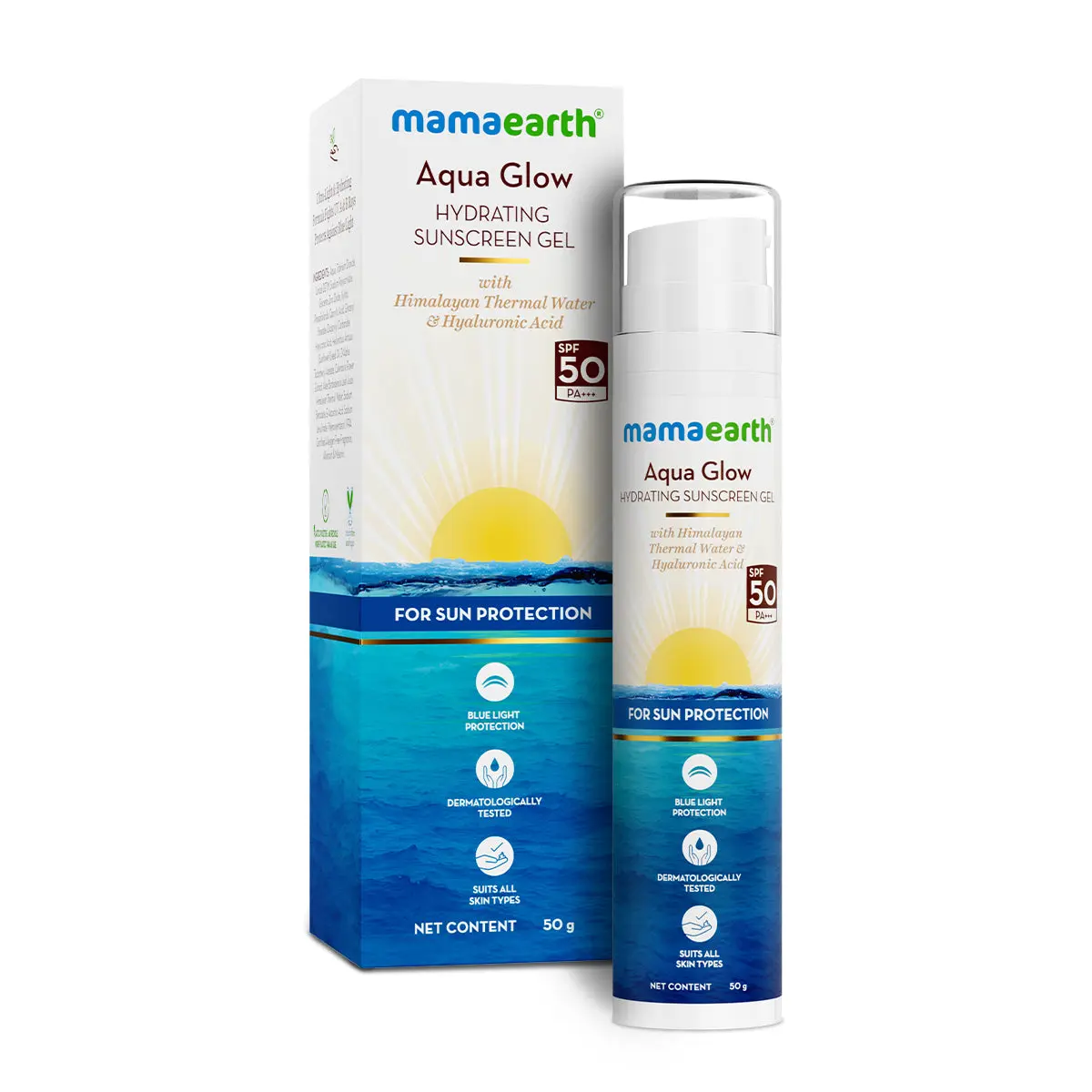Aqua Glow Hydrating Sunscreen Gel - Image 7