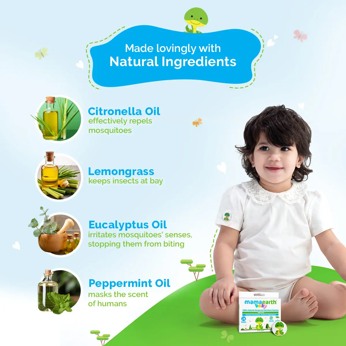 Baby 100% Natural Mosquito Repellent Patches - Image 4