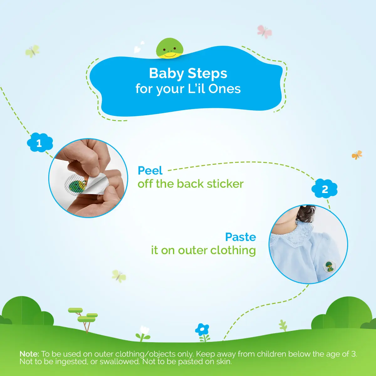 Baby 100% Natural Mosquito Repellent Patches - Image 5