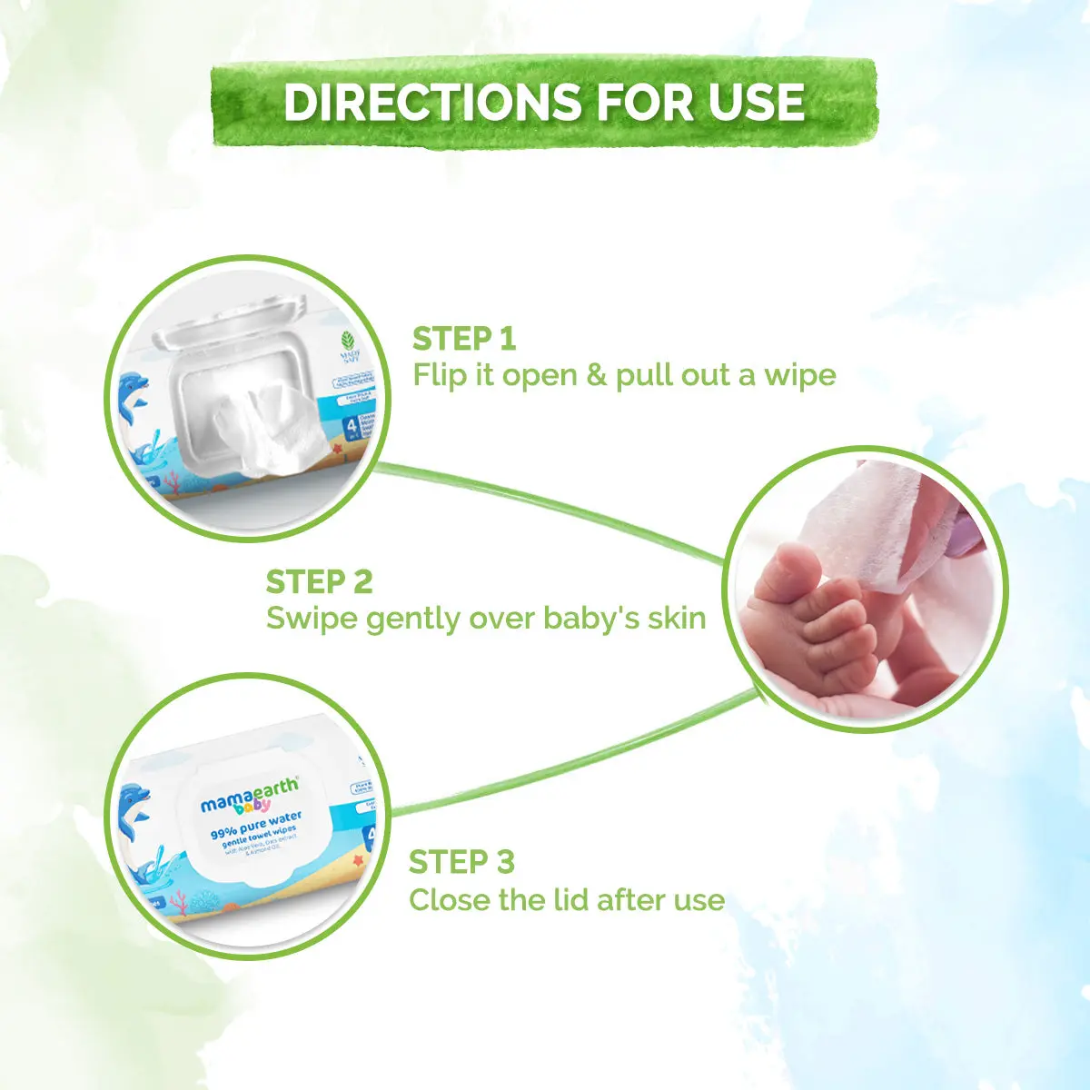 Baby 99% Pure Water Gentle Towel Wipes - Image 5