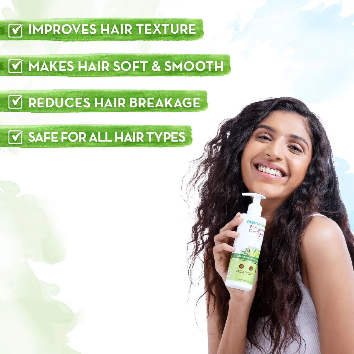 Bhringamla Conditioner With Bhringraj & Amla For Intense Hair Treatment - Image 3