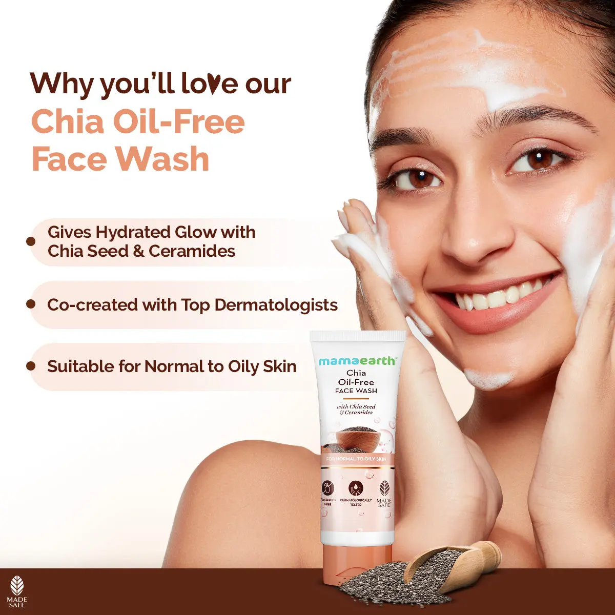 Chia Oil-Free Face Wash - Image 3