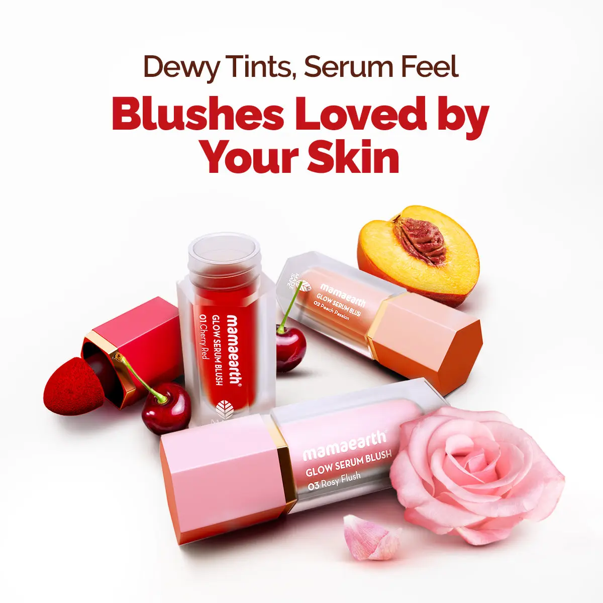 Glow Serum Blush 01 Cherry Red - Image 7