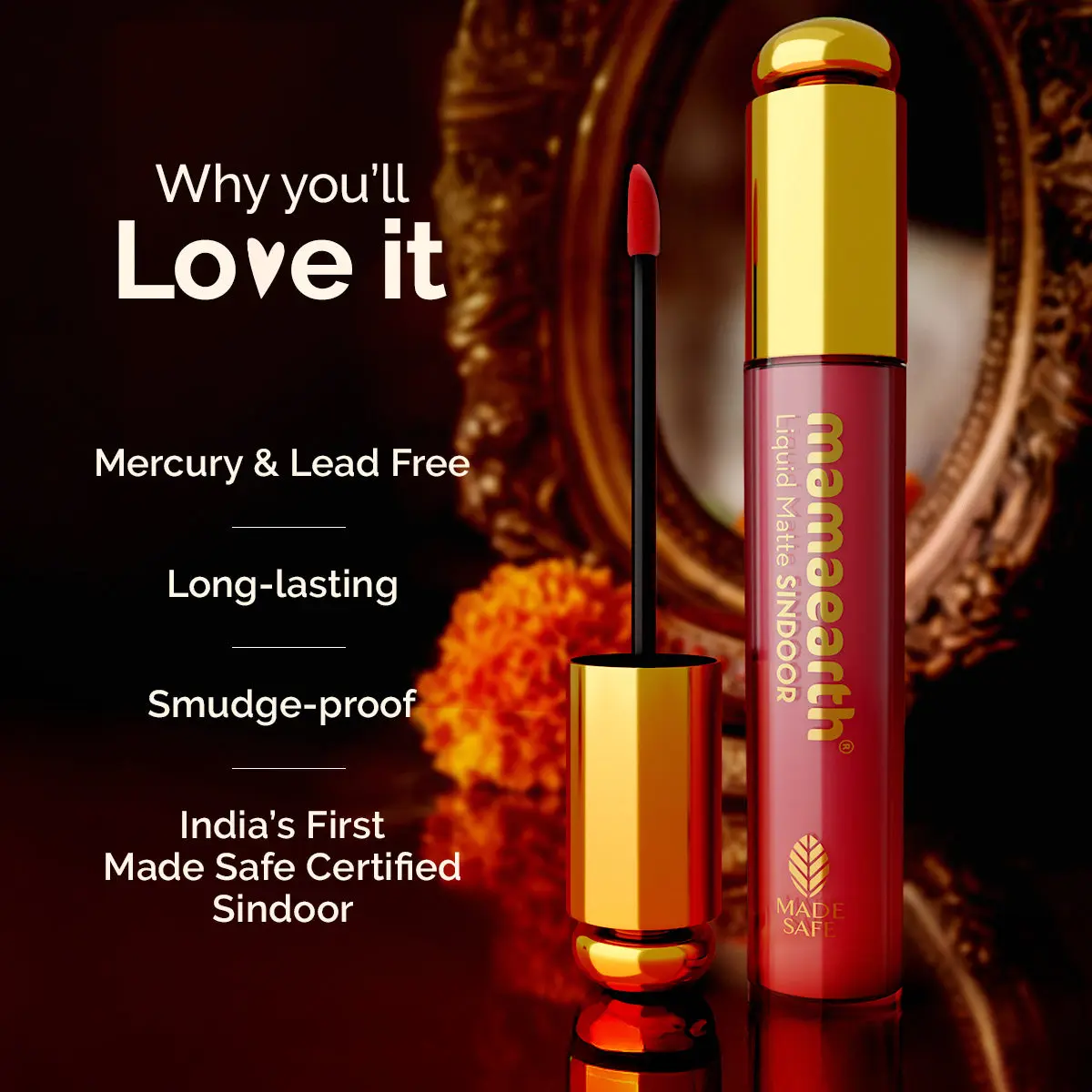 Liquid Matte Sindoor 02 Maroon - Image 3