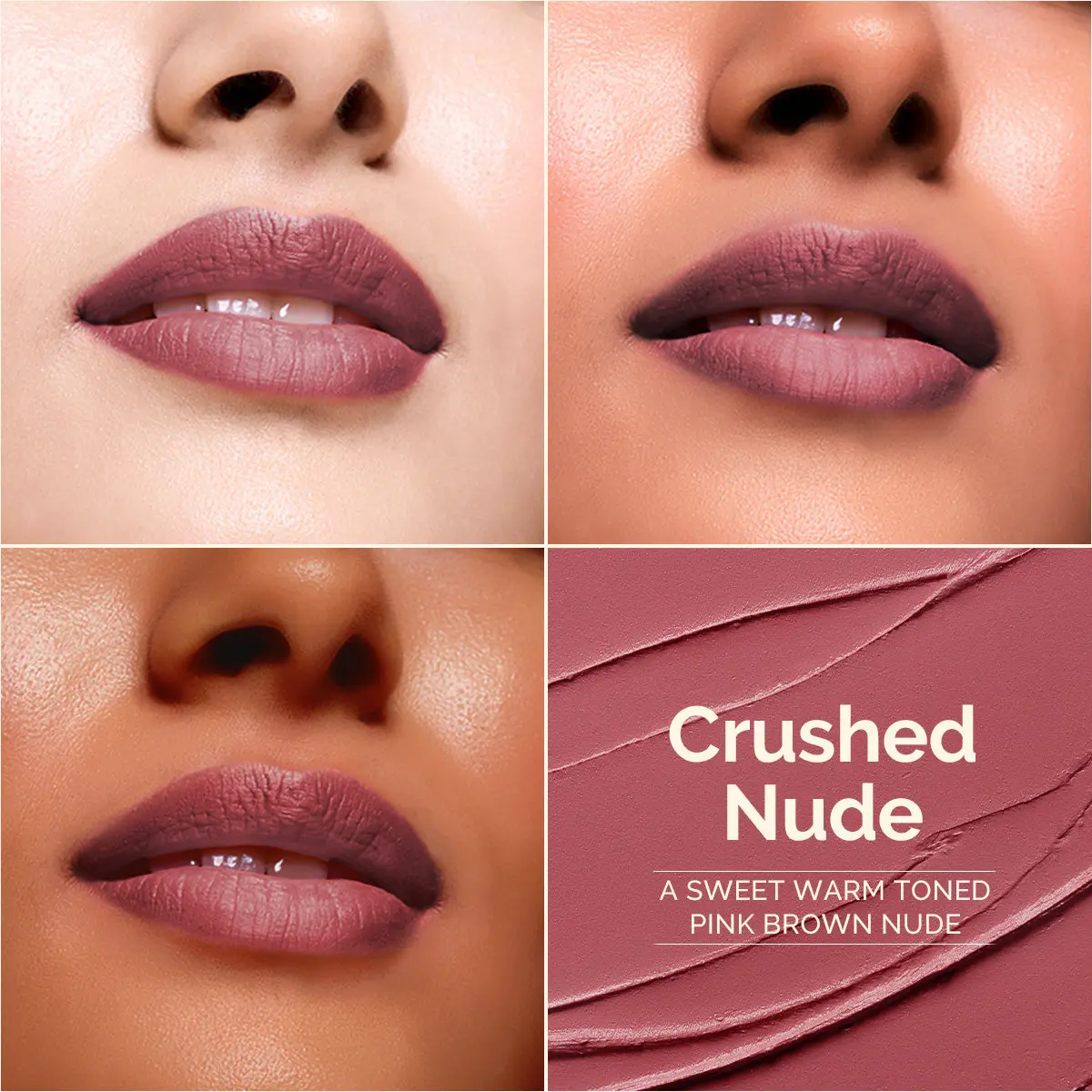 Luxe Matte Long Stay Lipstick 03 Crushed Nude - Image 7
