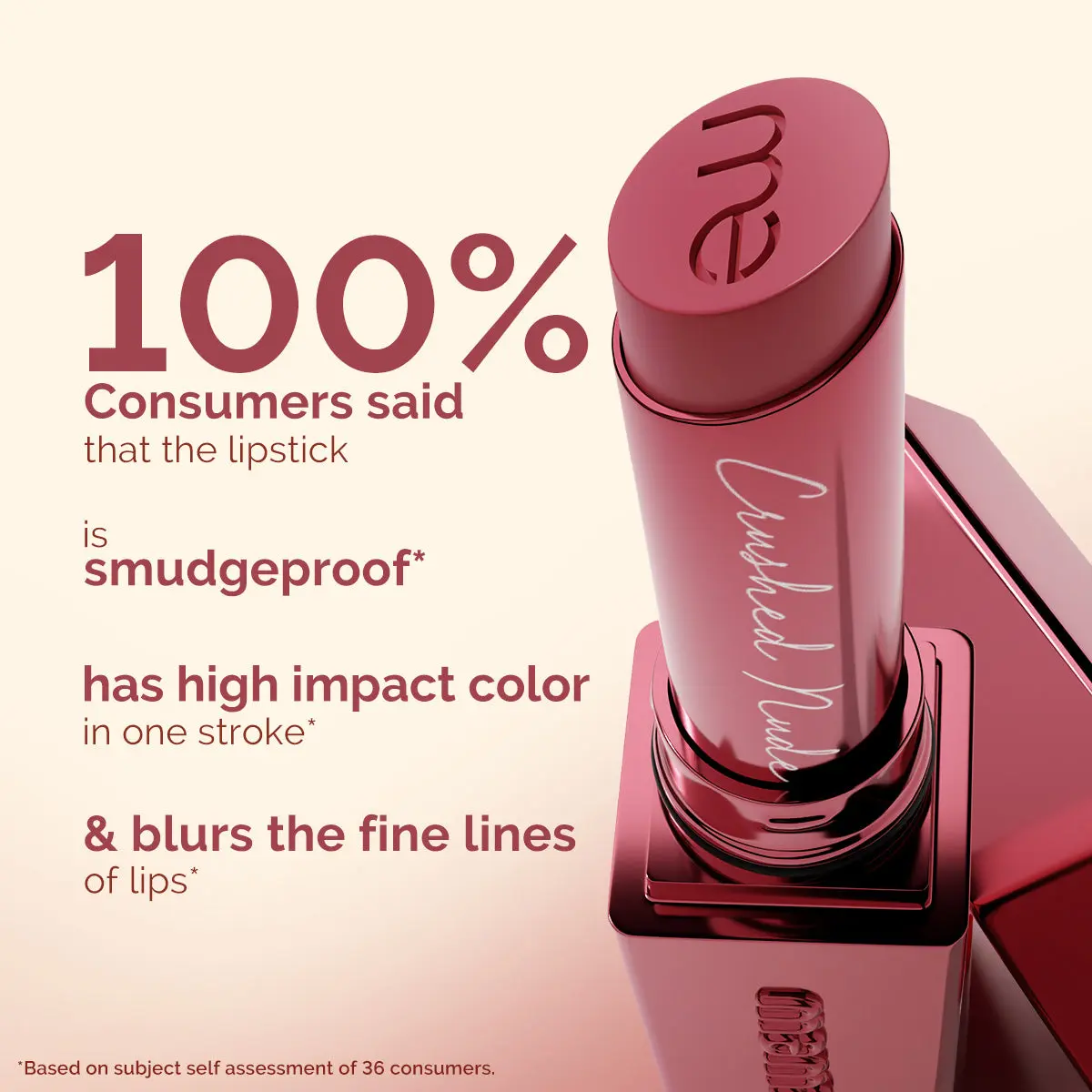 Luxe Matte Long Stay Lipstick 03 Crushed Nude - Image 8