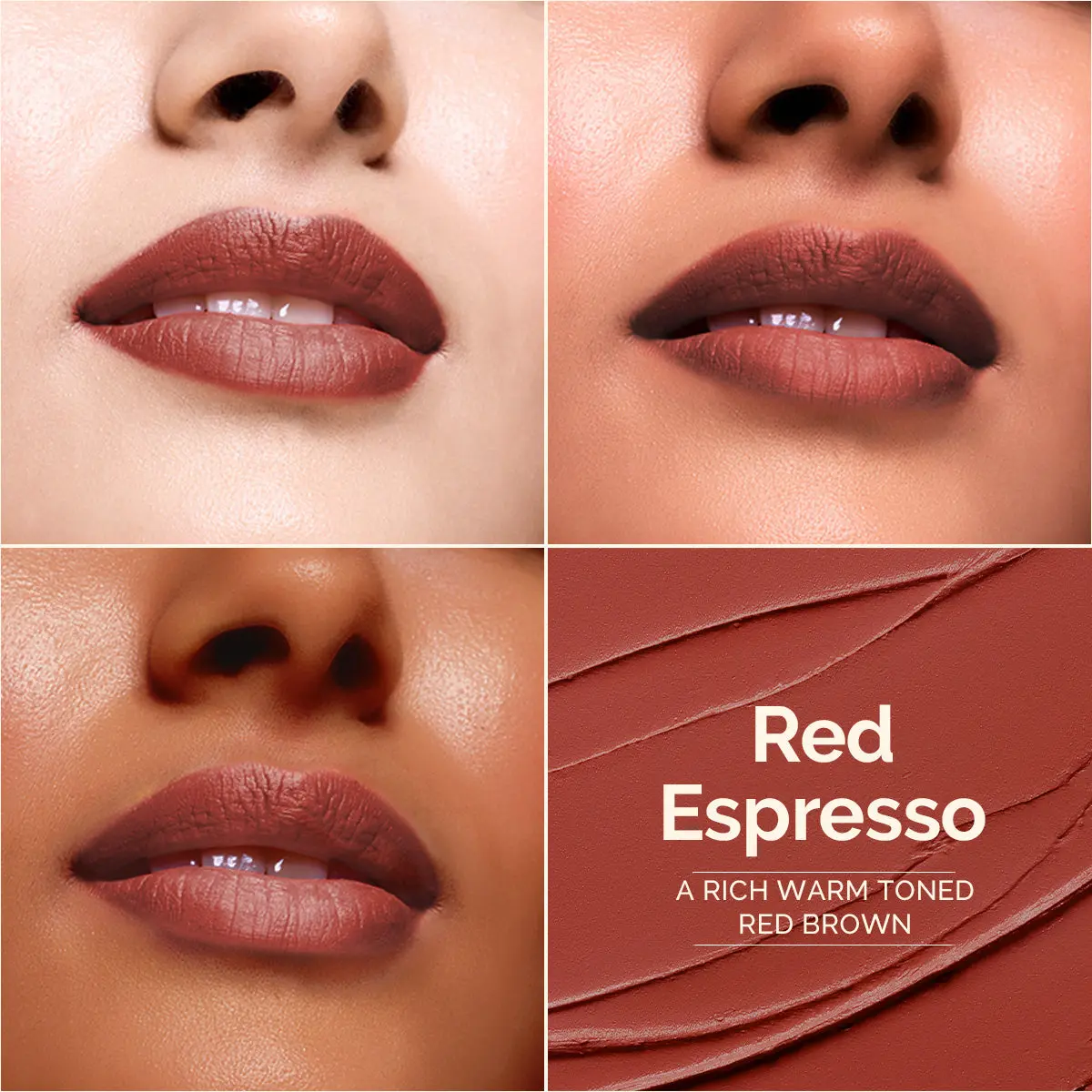 Luxe Matte Long Stay Lipstick 04 Red Espresso - Image 7