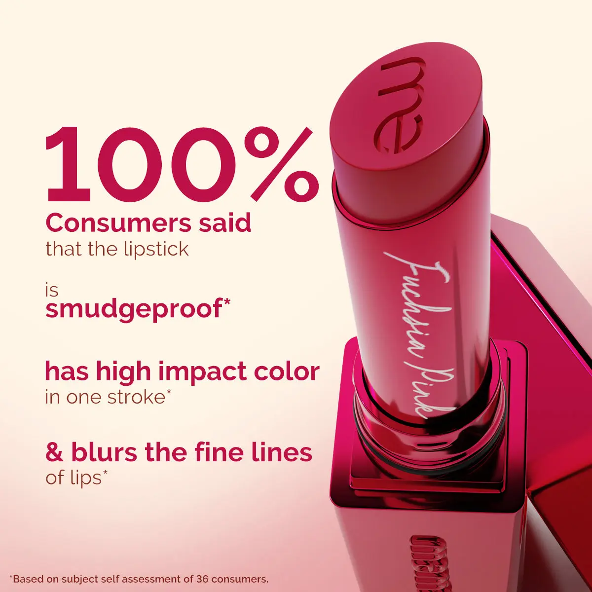 Luxe Matte Long Stay Lipstick 05 Fuchsia Pink - Image 8
