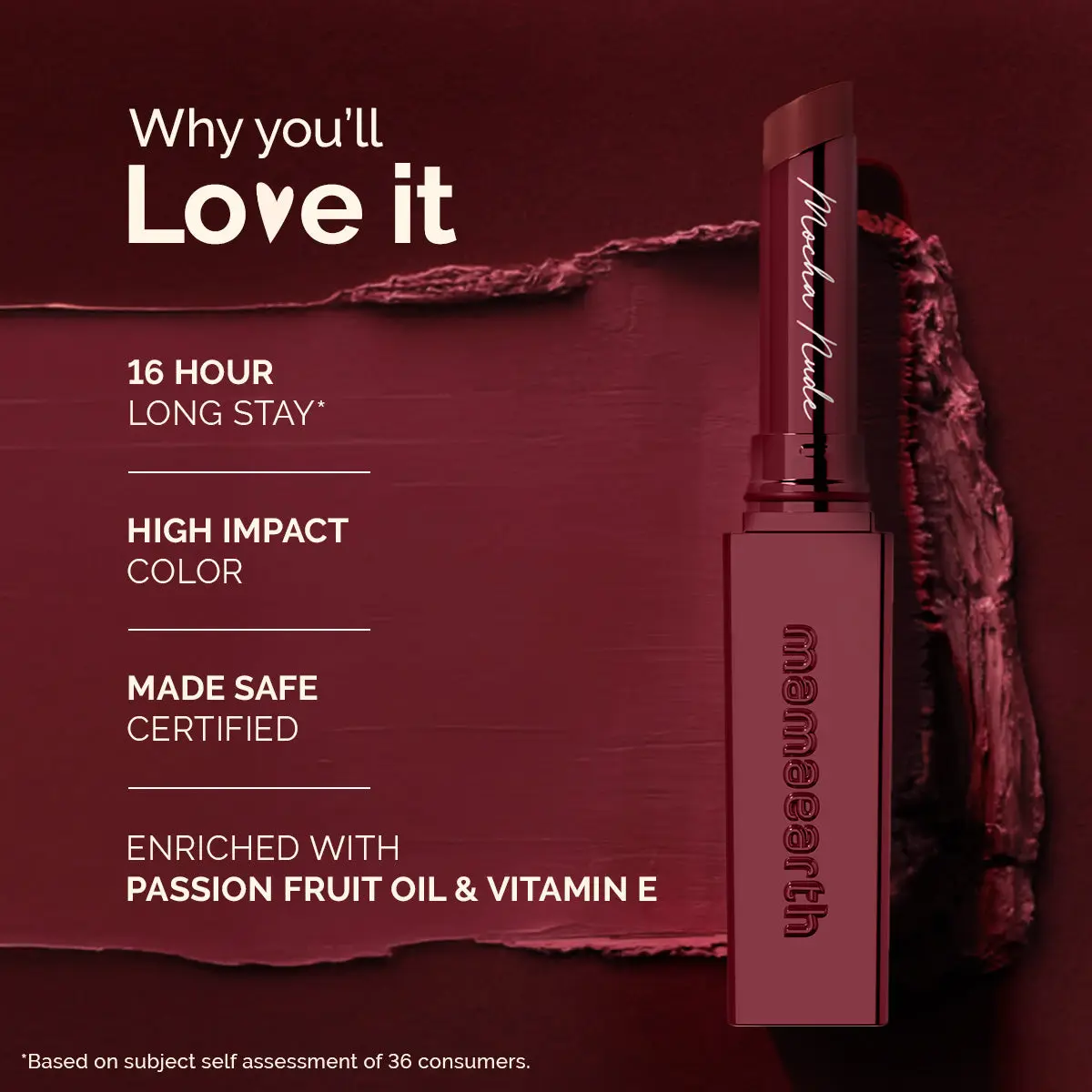 Luxe Matte Long Stay Lipstick 06 Mocha Nude - Image 3