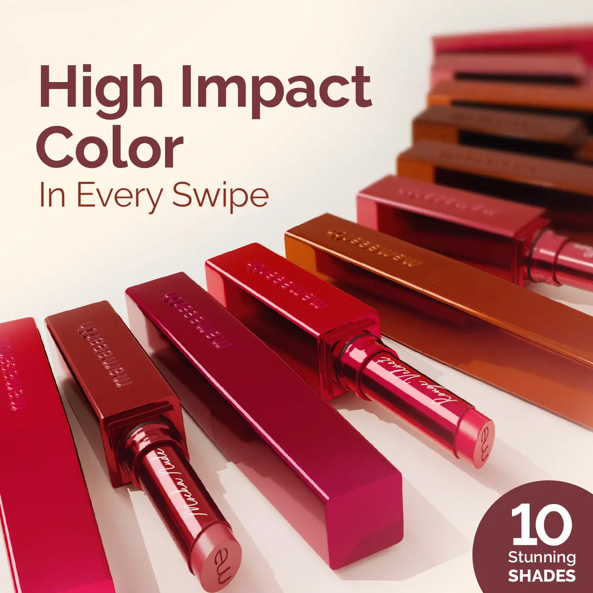 Luxe Matte Long Stay Lipstick 06 Mocha Nude - Image 6