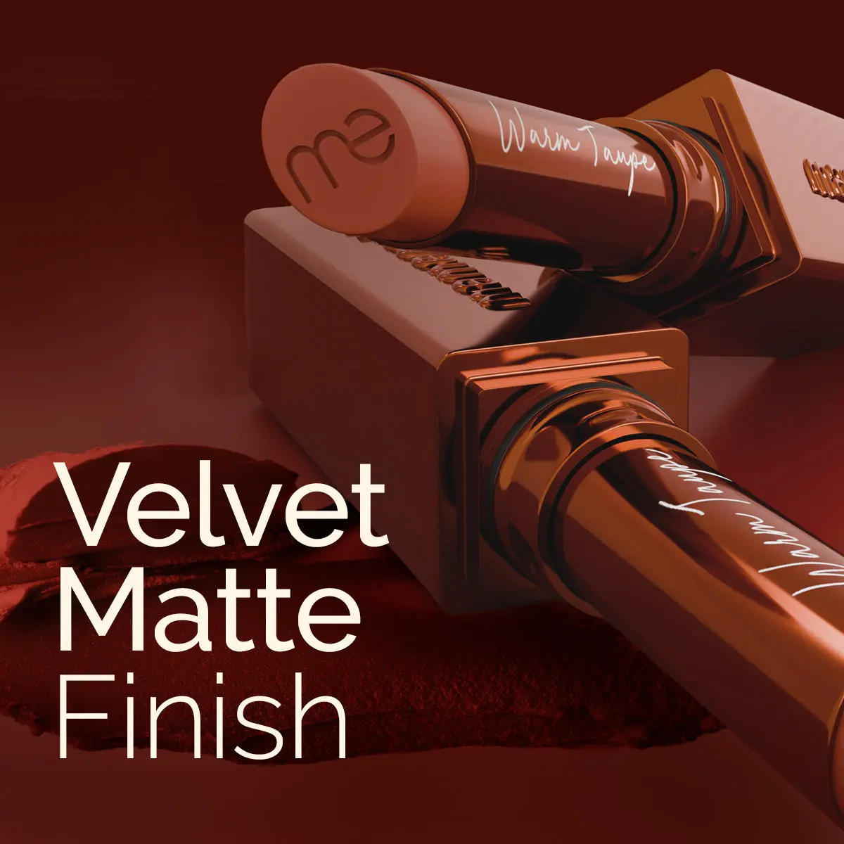 Luxe Matte Long Stay Lipstick 07 Warm Taupe - Image 5