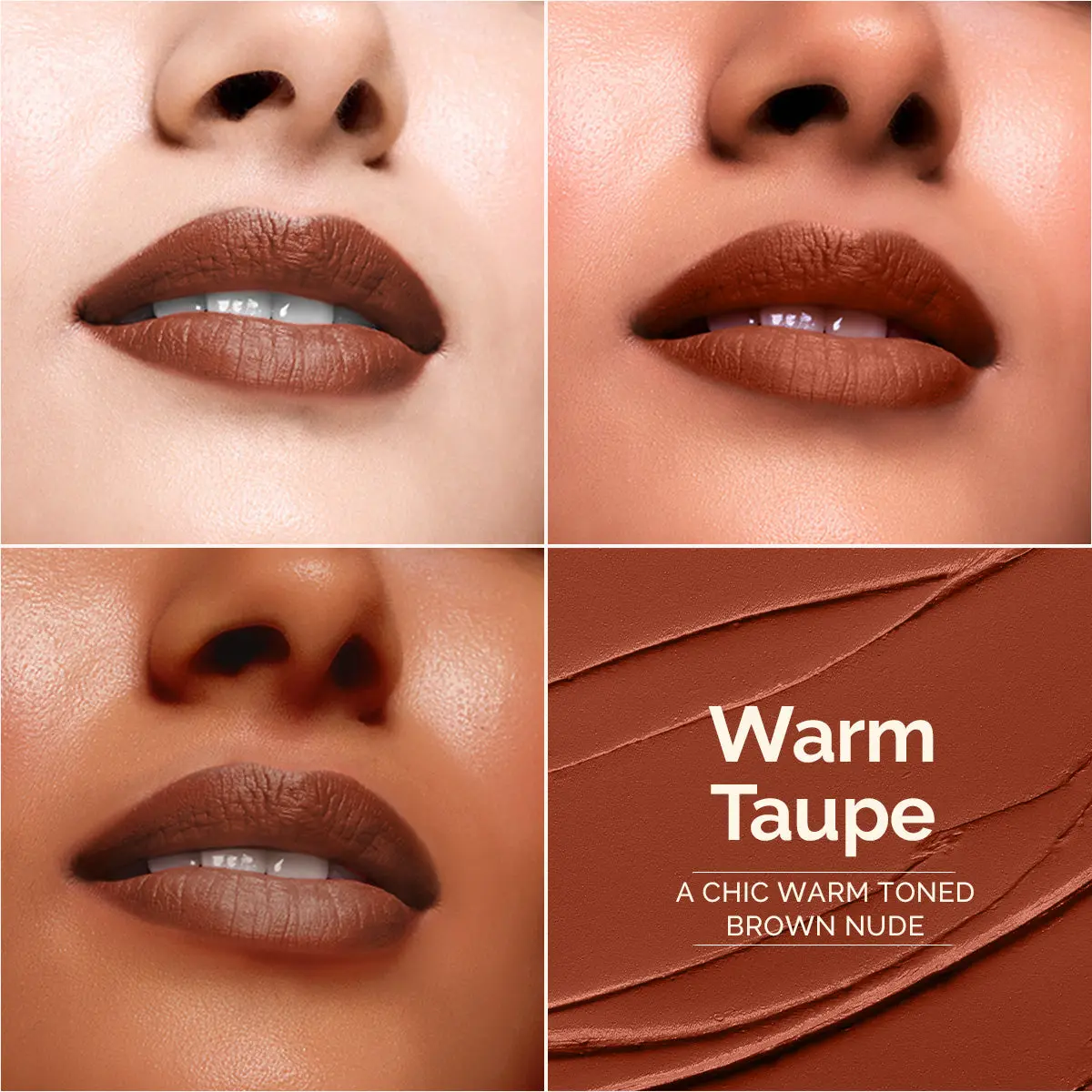 Luxe Matte Long Stay Lipstick 07 Warm Taupe - Image 7
