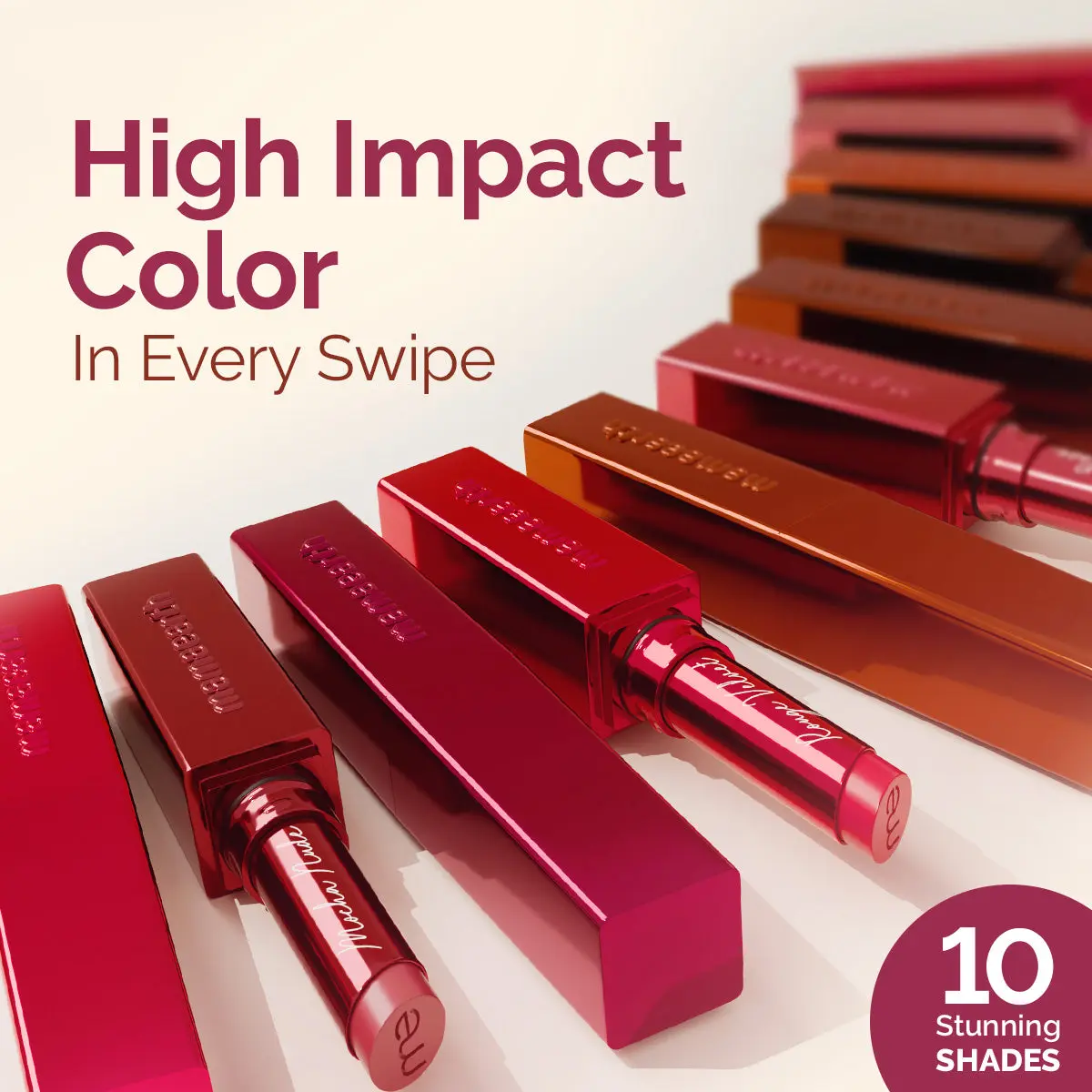 Luxe Matte Long Stay Lipstick 08 Deep Plum - Image 6