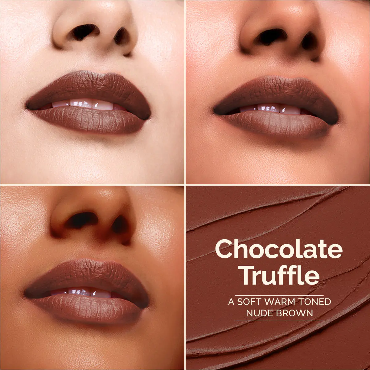 Luxe Matte Long Stay Lipstick 09 Chocolate Truffle - Image 7