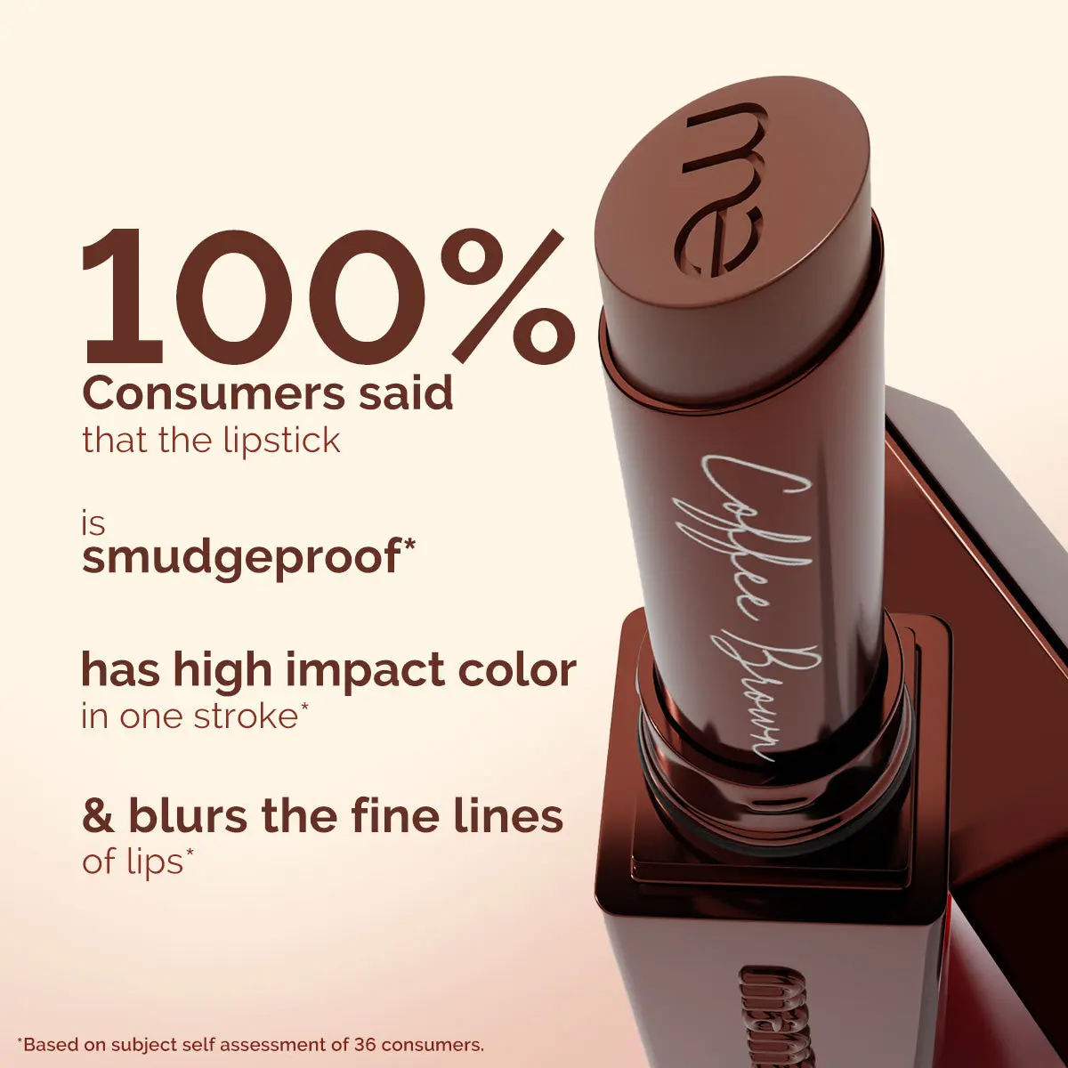 Luxe Matte Long Stay Lipstick 10 Coffee Brown - Image 8