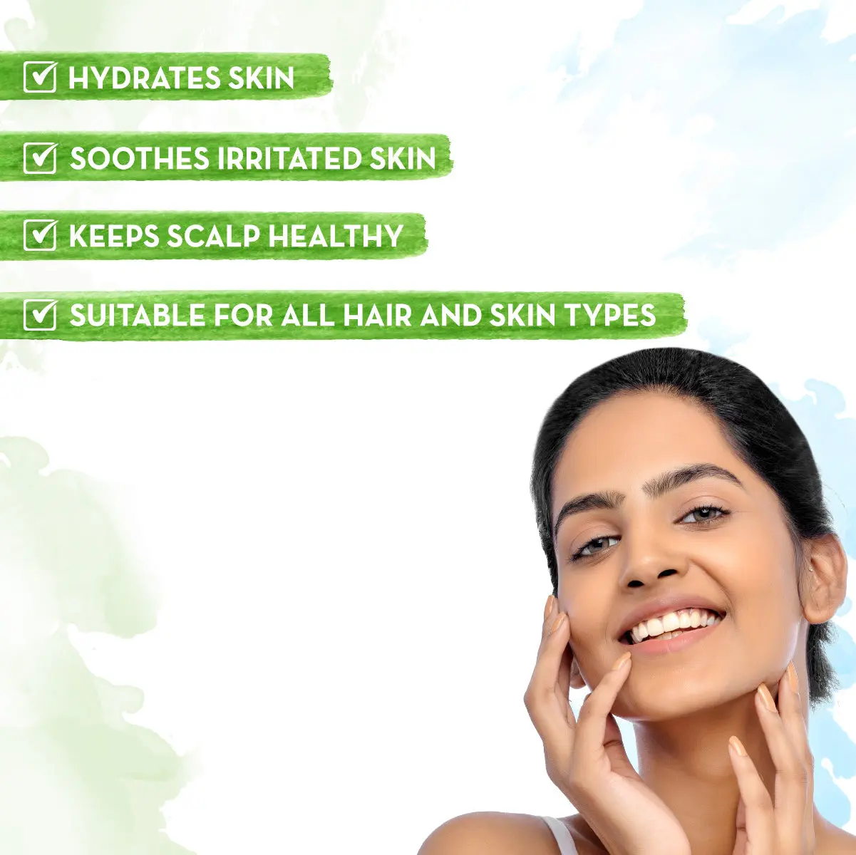 Mamaearth Aloe Vera Gel with Pure Aloe Vera & Vitamin E for Skin and Hair - Image 3