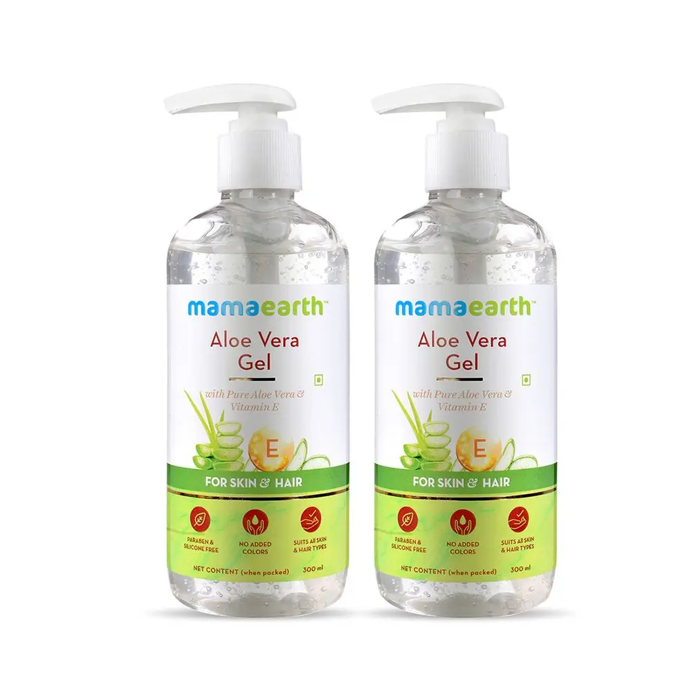 Mamaearth Aloe Vera Gel with Pure Aloe Vera & Vitamin E for Skin and Hair - Image 8