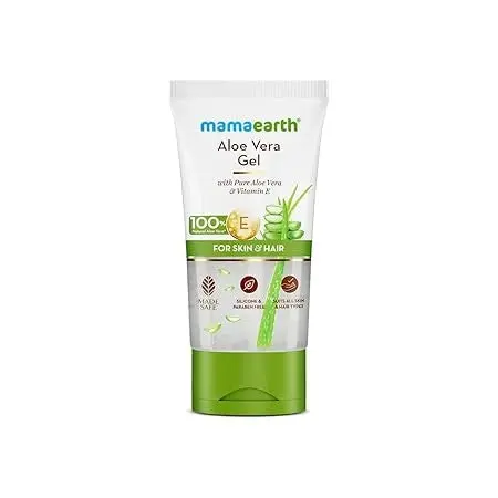 Mamaearth Aloe Vera Gel with Pure Aloe Vera & Vitamin E for Skin and Hair - Image 9