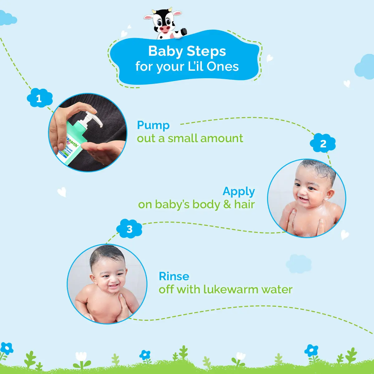 Mamaearth Baby MilkySoft Head To Toe Wash - Image 5