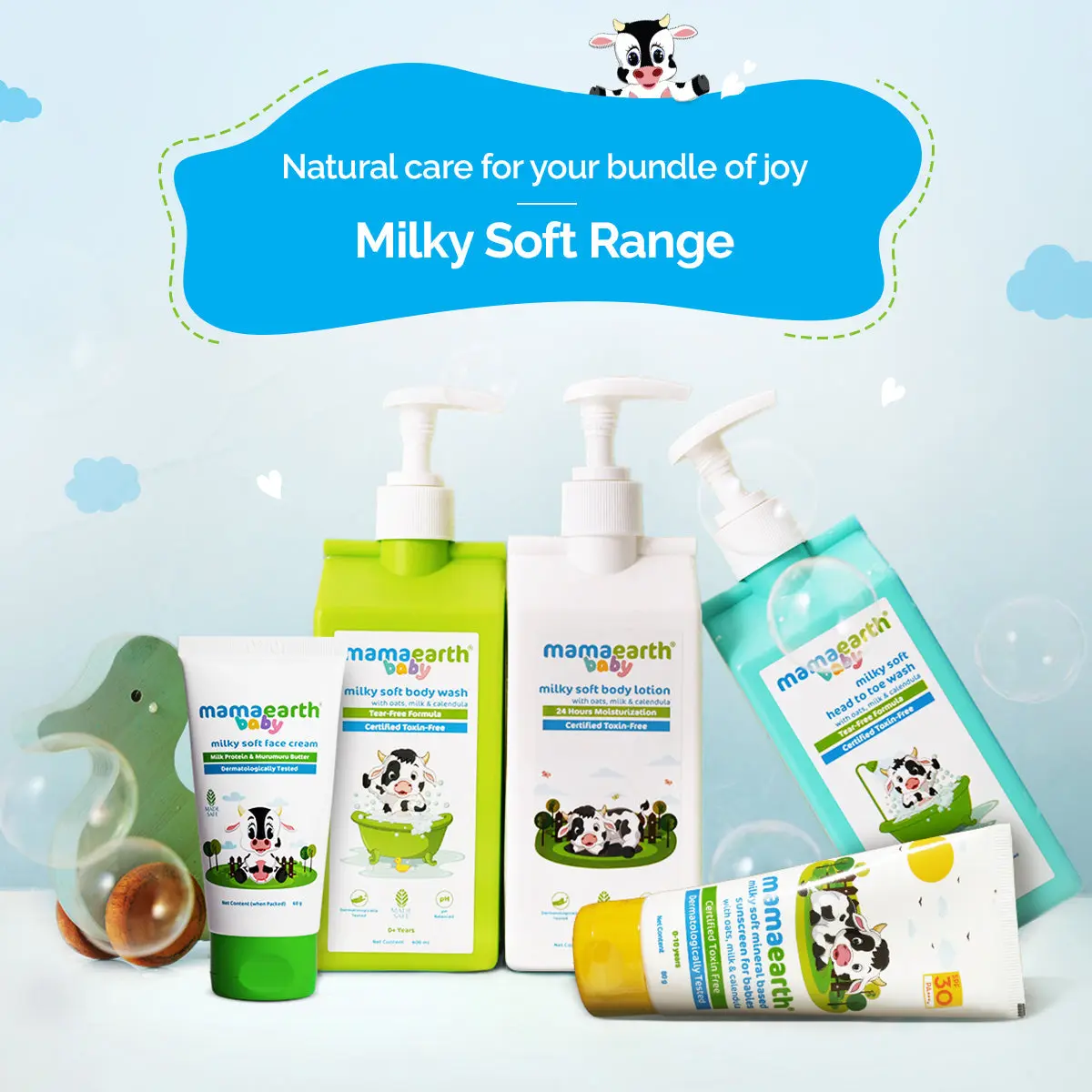 Mamaearth Baby MilkySoft Head To Toe Wash - Image 6