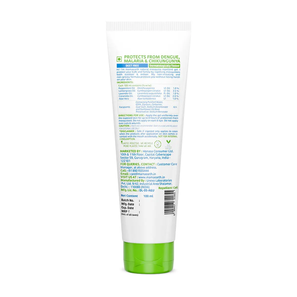 Mamaearth Baby Natural Mosquito Repellent Gel 100 ml - Image 7