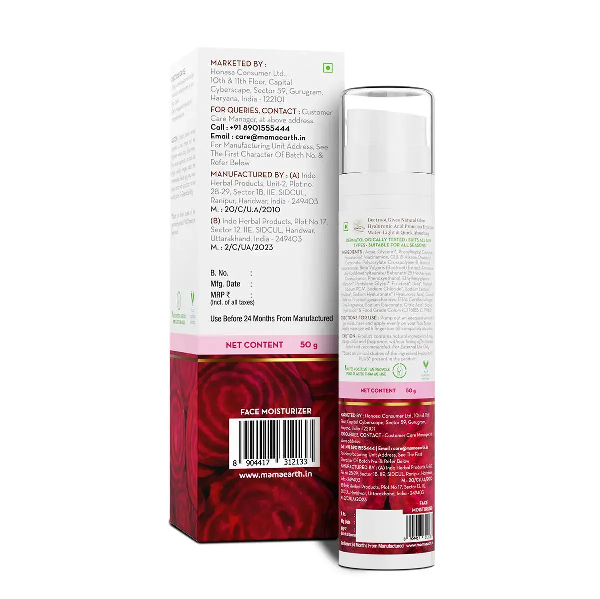 Mamaearth Beetroot Hydraful Moisturizer 50 gm - Image 7