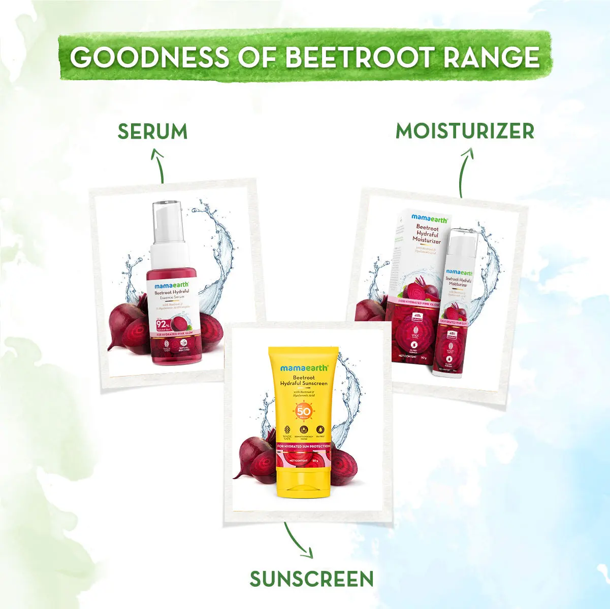 Mamaearth Beetroot Hydraful Sunscreen 50 gm - Image 5