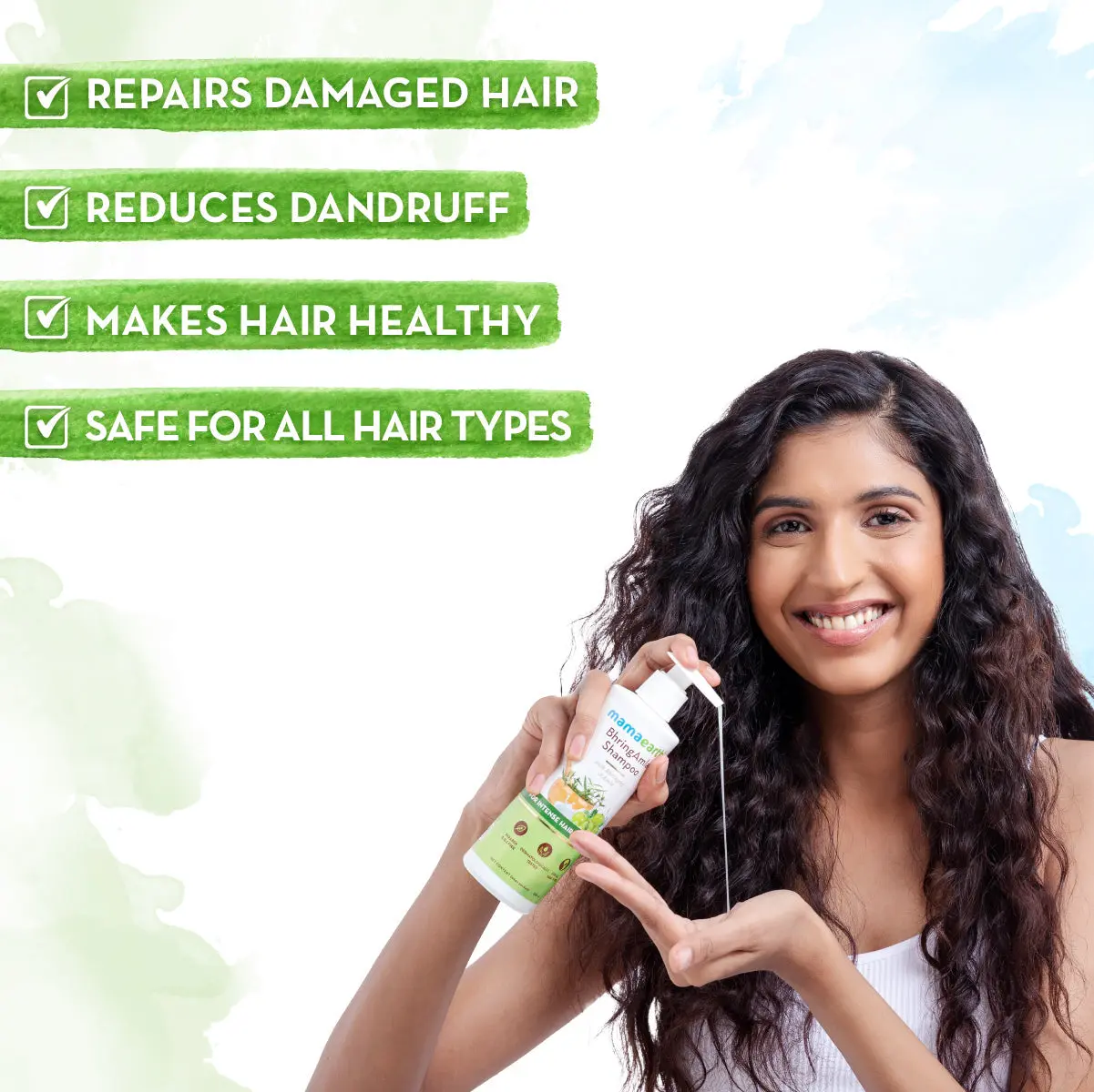 Mamaearth BhringAmla Shampoo with Bhringraj & Amla for Intense Hair Treatment 250 ml - Image 3