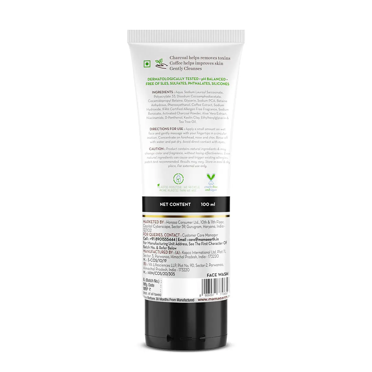 Mamaearth Charcoal Facewash for oil control 100 ml - Image 8