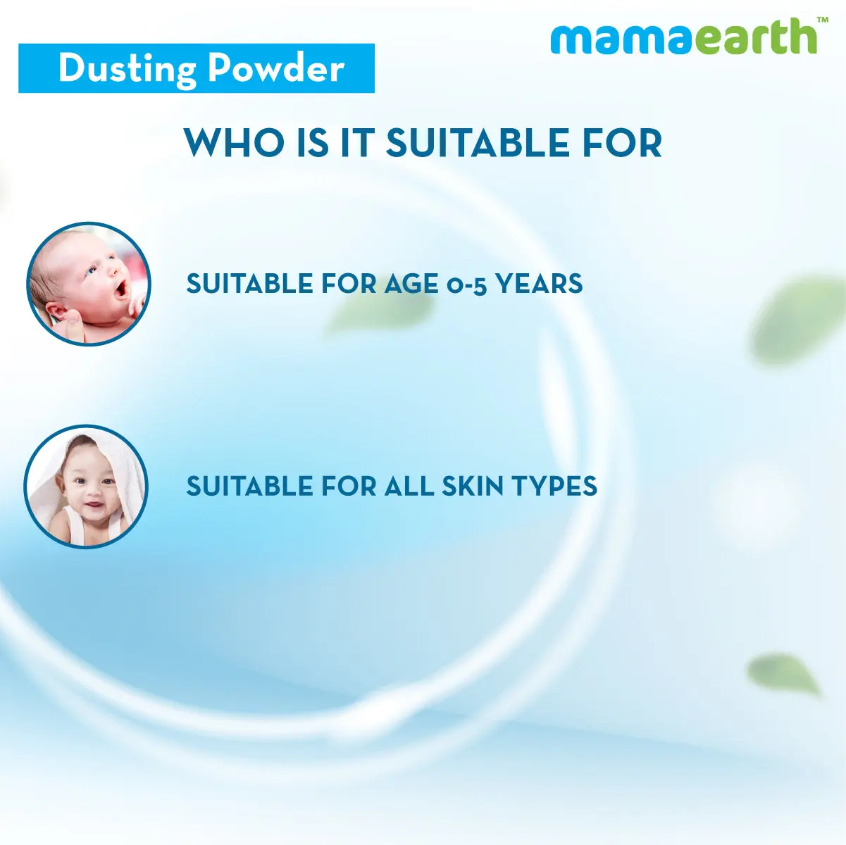 Mamaearth Dusting Powder with Organic Oatmeal & Arrowroot Powder for Babies 300 gm - Image 6