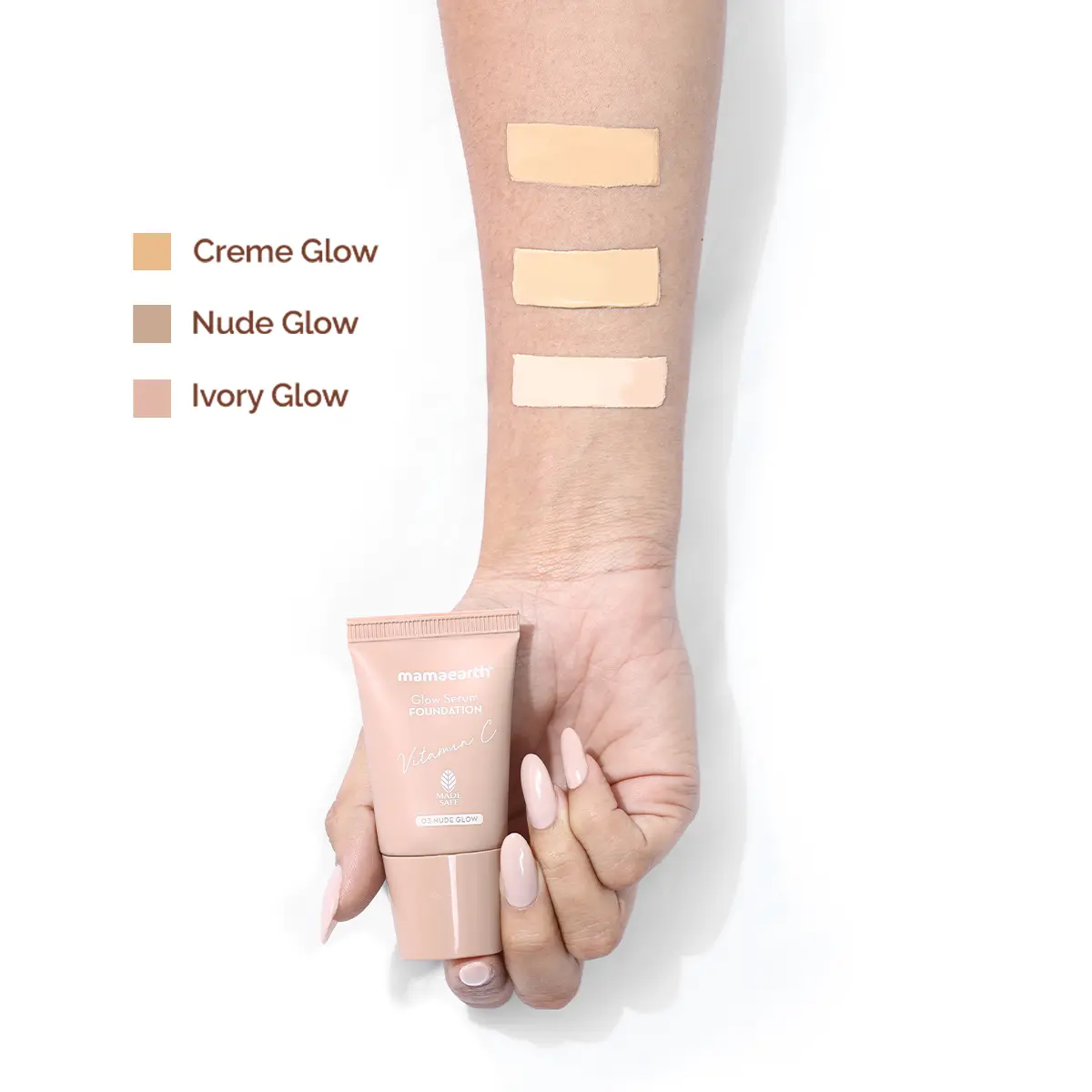Mamaearth Glow Serum Foundation-01 Ivory Glow - Image 16