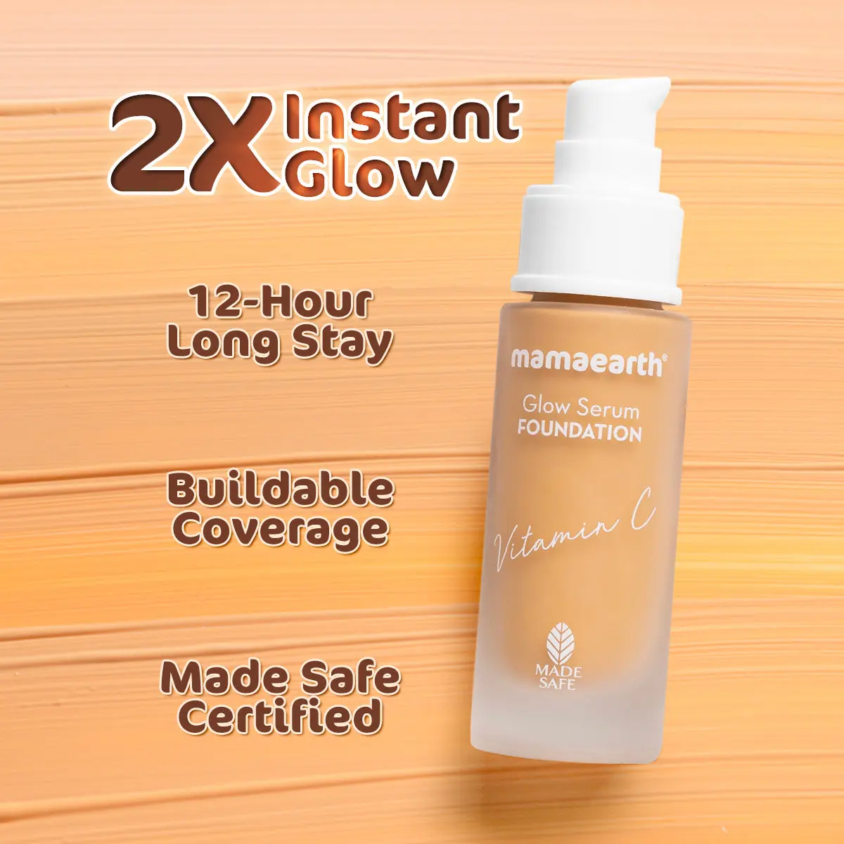 Mamaearth Glow Serum Foundation-01 Ivory Glow - Image 3