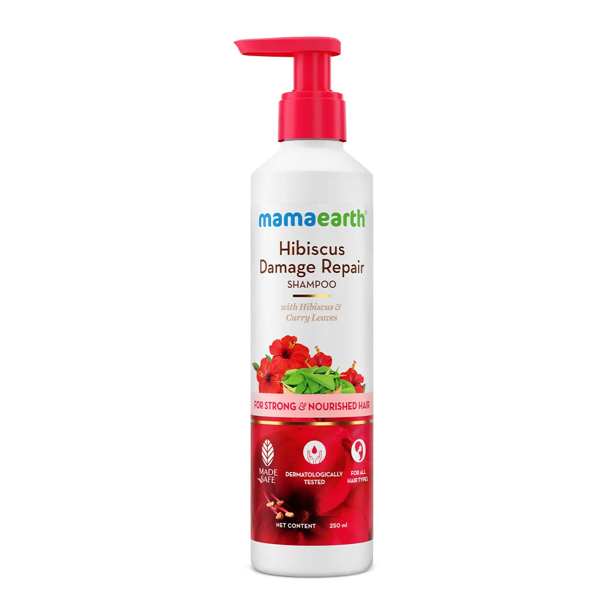 Mamaearth Hibiscus Damage Repair Shampoo 250 ml - Image 6