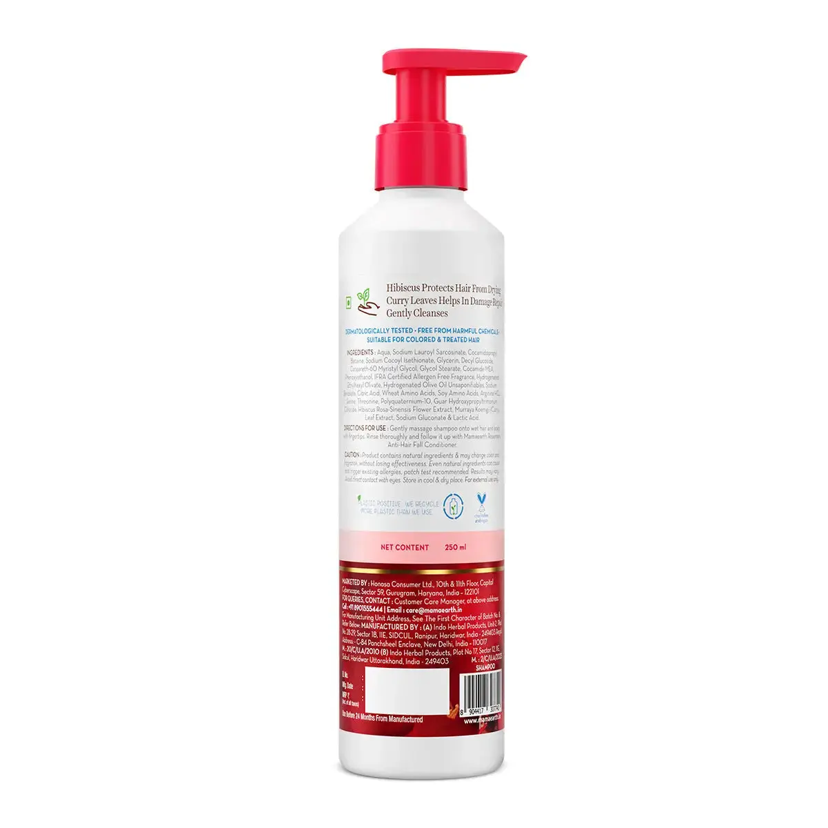 Mamaearth Hibiscus Damage Repair Shampoo 250 ml - Image 8