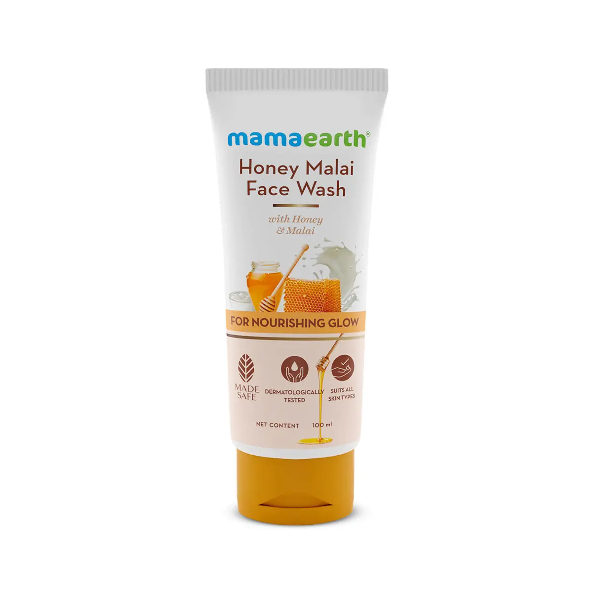 Mamaearth Honey Malai Face Wash 100 ml - Image 3