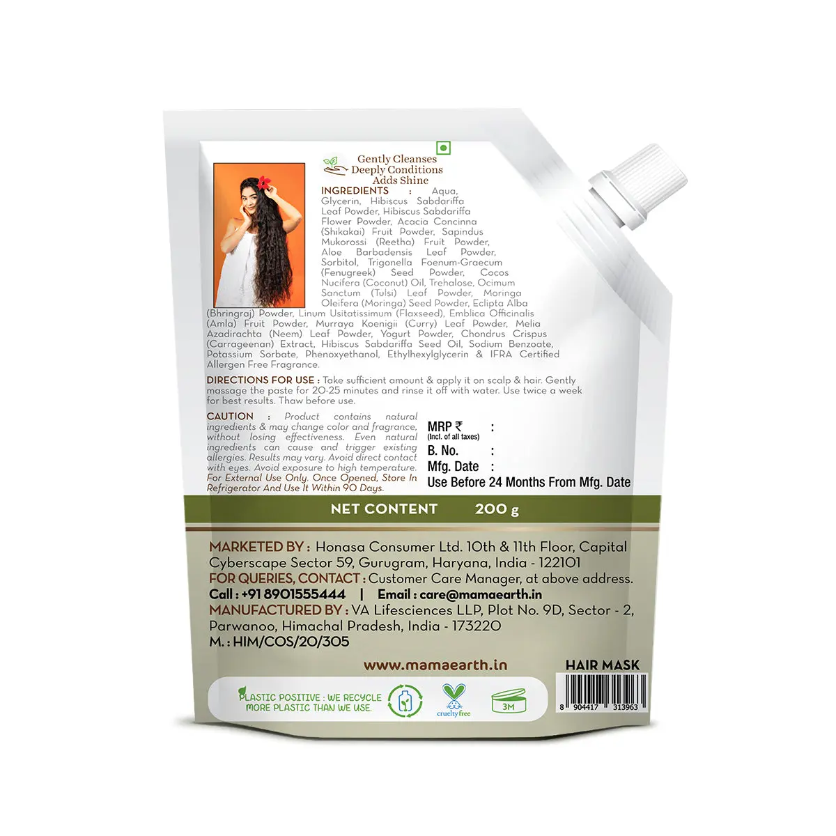 Mamaearth Kerala Thaali Cleansing Hair Mask 200 gm - Image 8