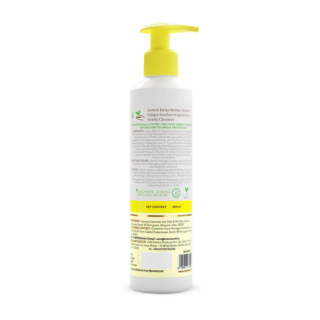 Mamaearth Lemon Anti-Dandruff Shampoo - Image 8
