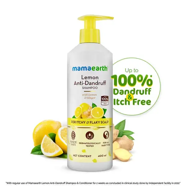 Mamaearth Lemon Anti-Dandruff Shampoo - Image 9