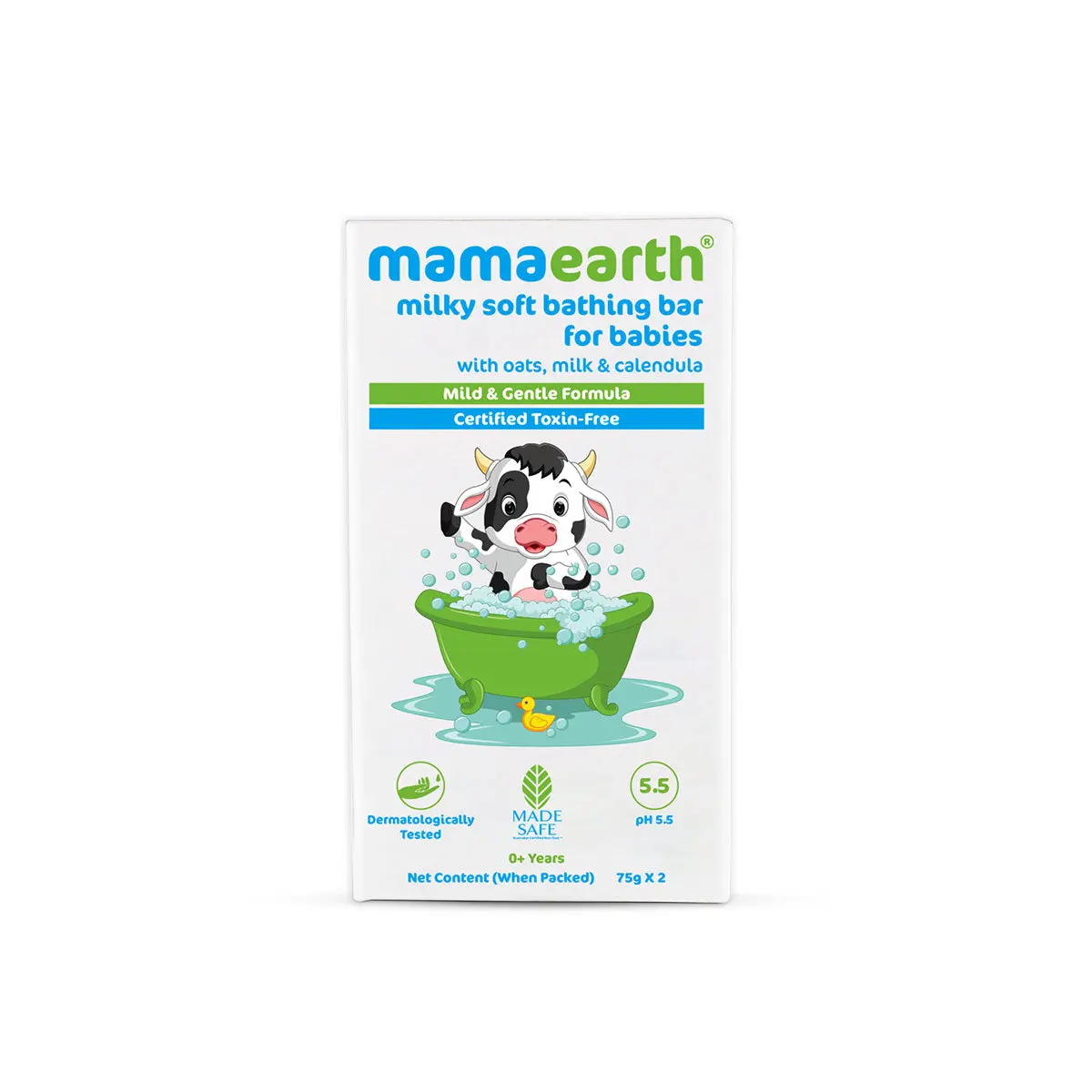 Mamaearth Milky Soft Bathing Bar For Babies 75g (Pack of 2) - Image 7