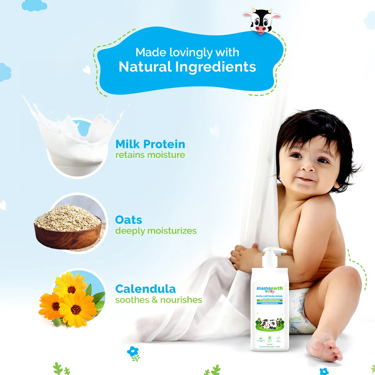 Mamaearth Milky Soft Body Lotion For Babies - Image 4