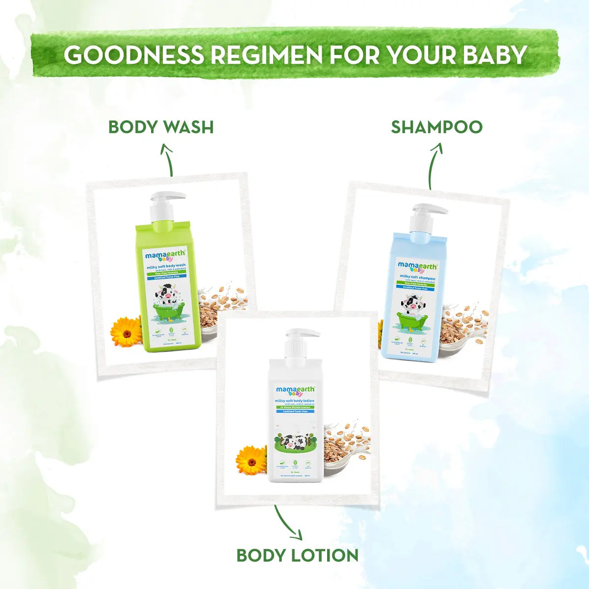 Mamaearth Milky Soft Body Wash For Babies 400 ml - Image 5