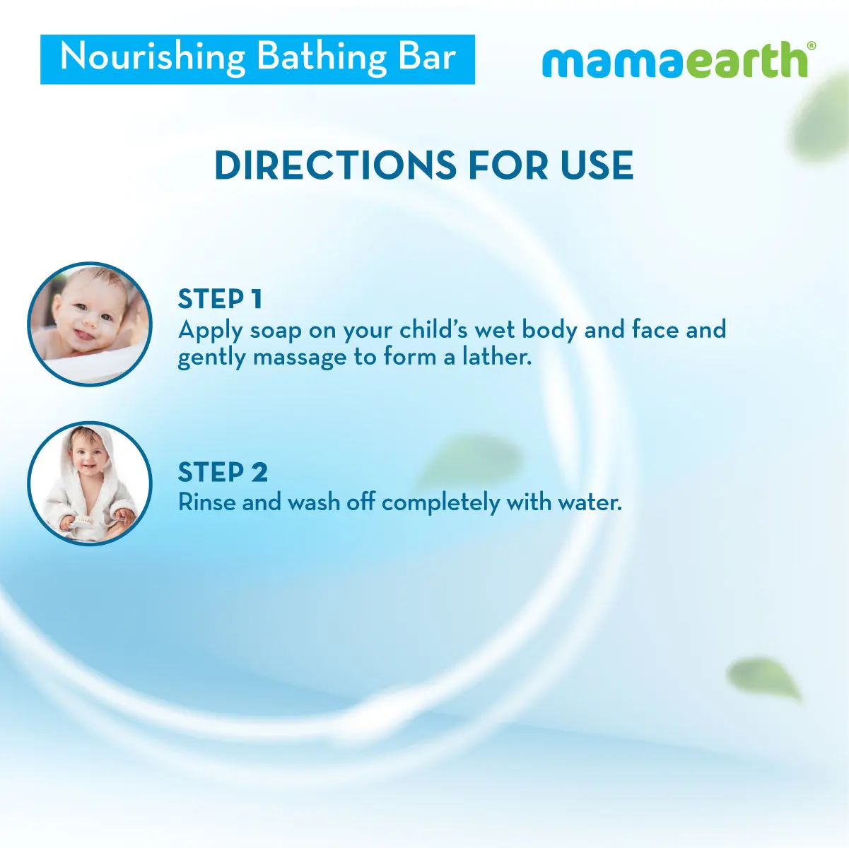 Mamaearth Nourishing Bathing Bar For Kids 5 Soaps in One Pack (75g Each) - Image 7