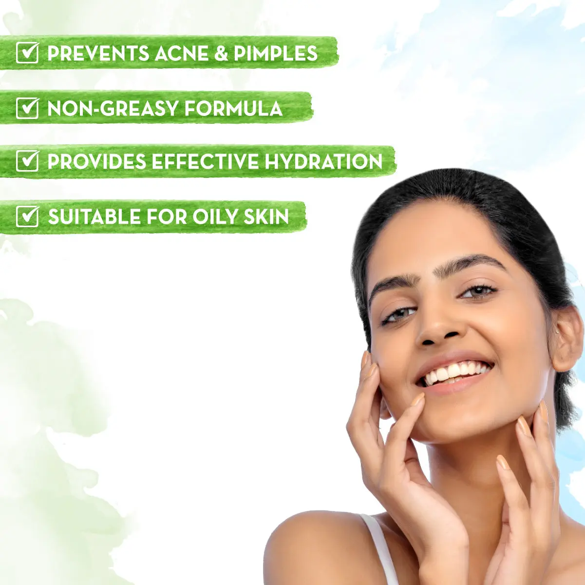 Mamaearth Oil-Free Face Moisturizer for Acne-Prone Skin 80 ml - Image 3