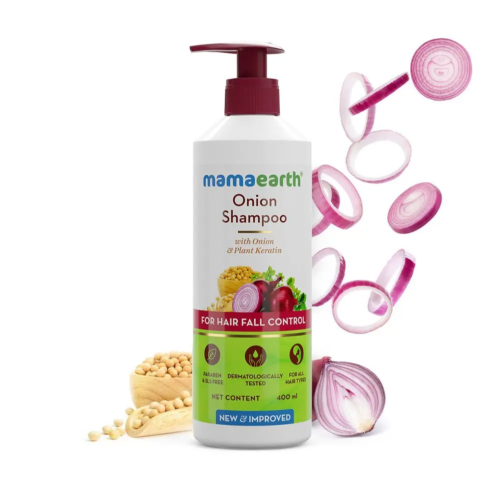 Mamaearth Onion Shampoo for Hair Growth and Hair Fall Control with Onion Oil and Plant Keratin - Image 9