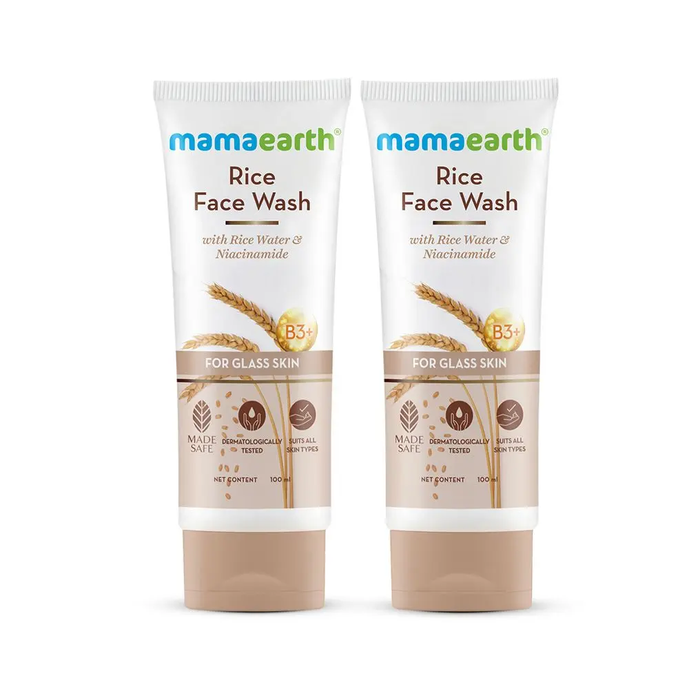Mamaearth Rice Face Wash With Rice Water & Niacinamide for Glass Skin - Image 4