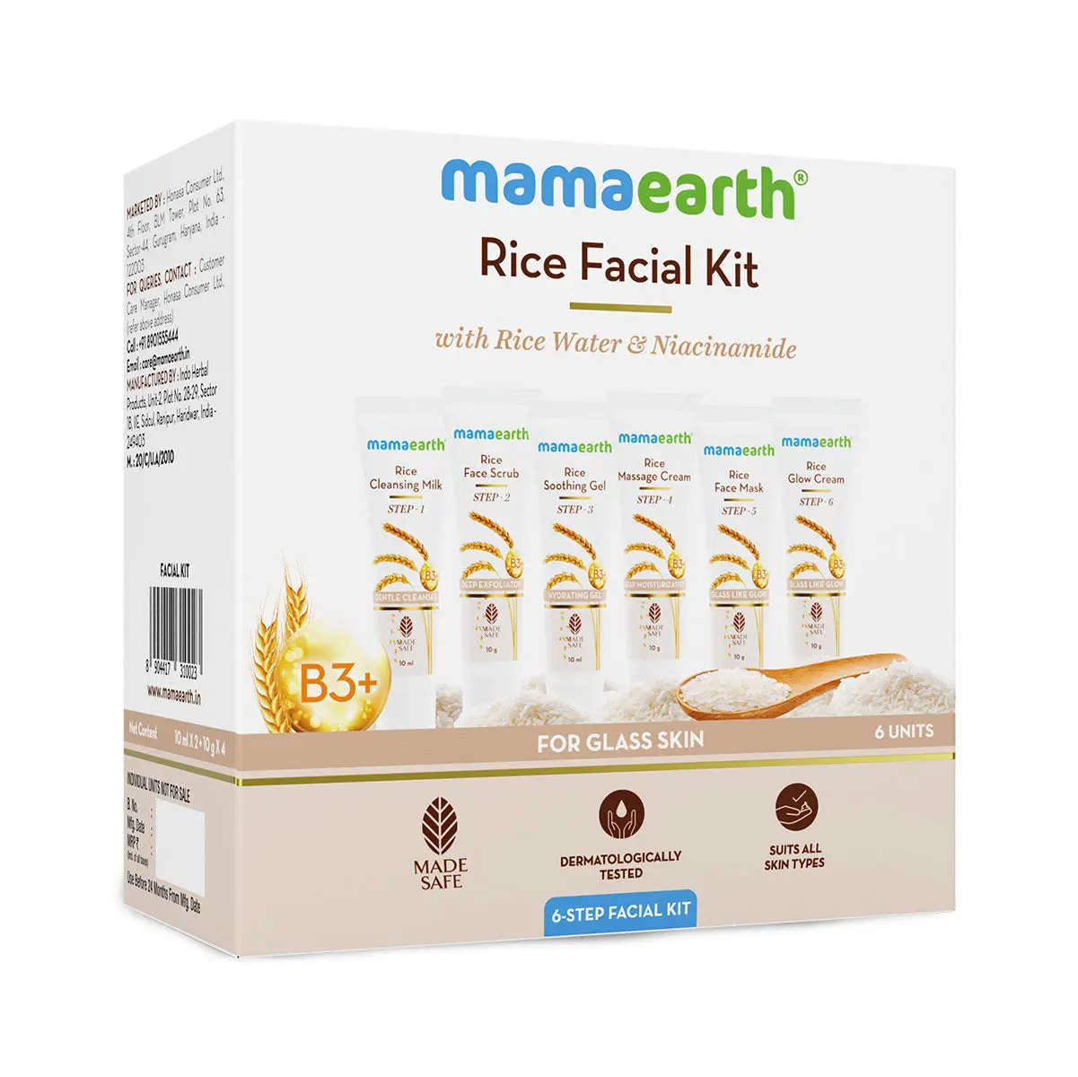 Home Facial Kit with Rice Water for Glowing Skin Care Routine - Image 3