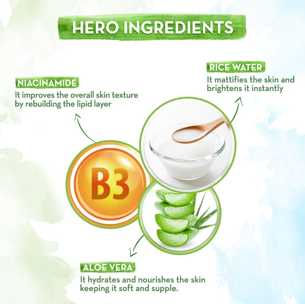 Mamaearth Rice Oil-Free Face Moisturizer With Rice Water & Niacinamide for Glass Skin - Image 4