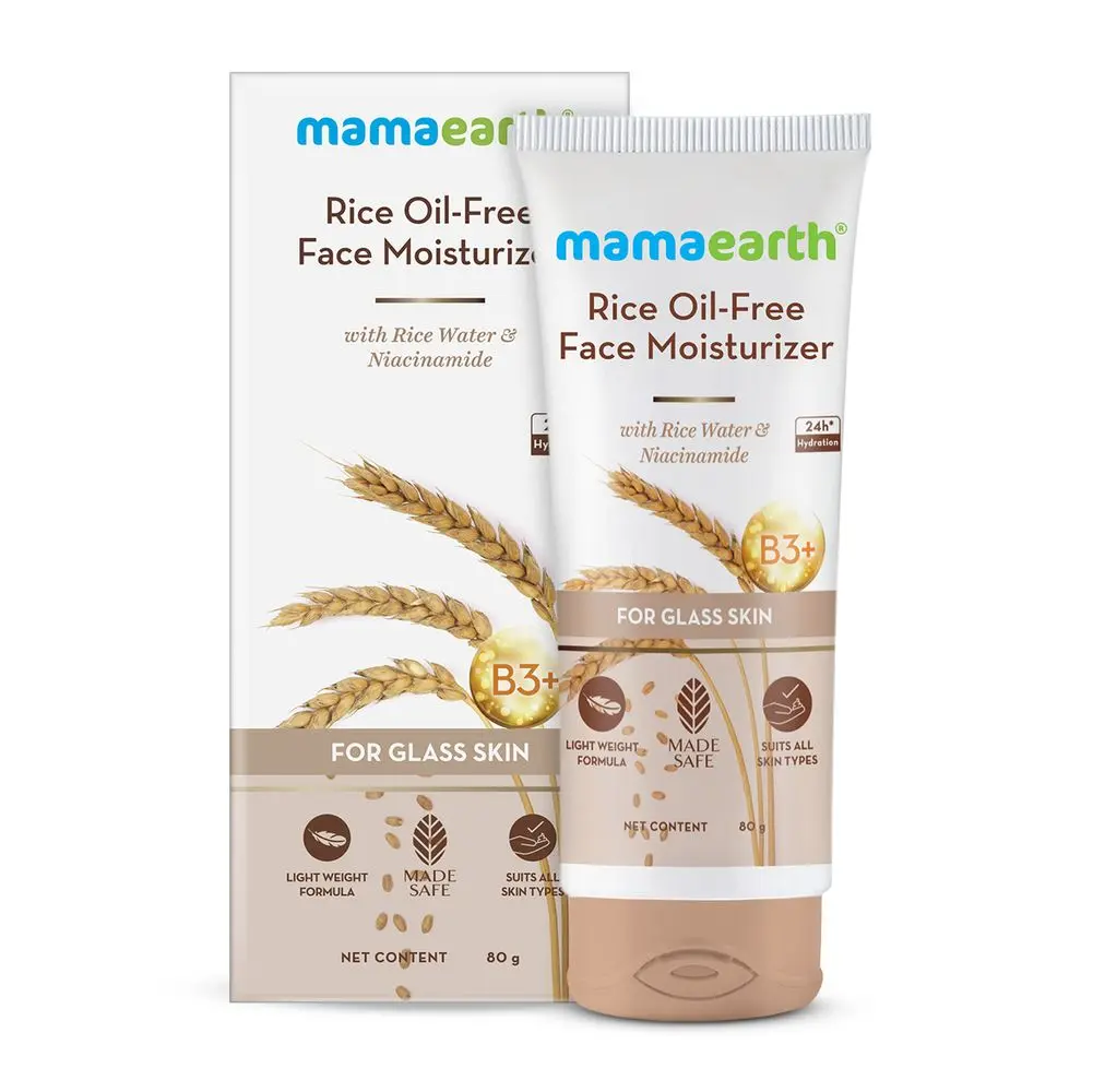 Mamaearth Rice Oil-Free Face Moisturizer With Rice Water & Niacinamide for Glass Skin - Image 7