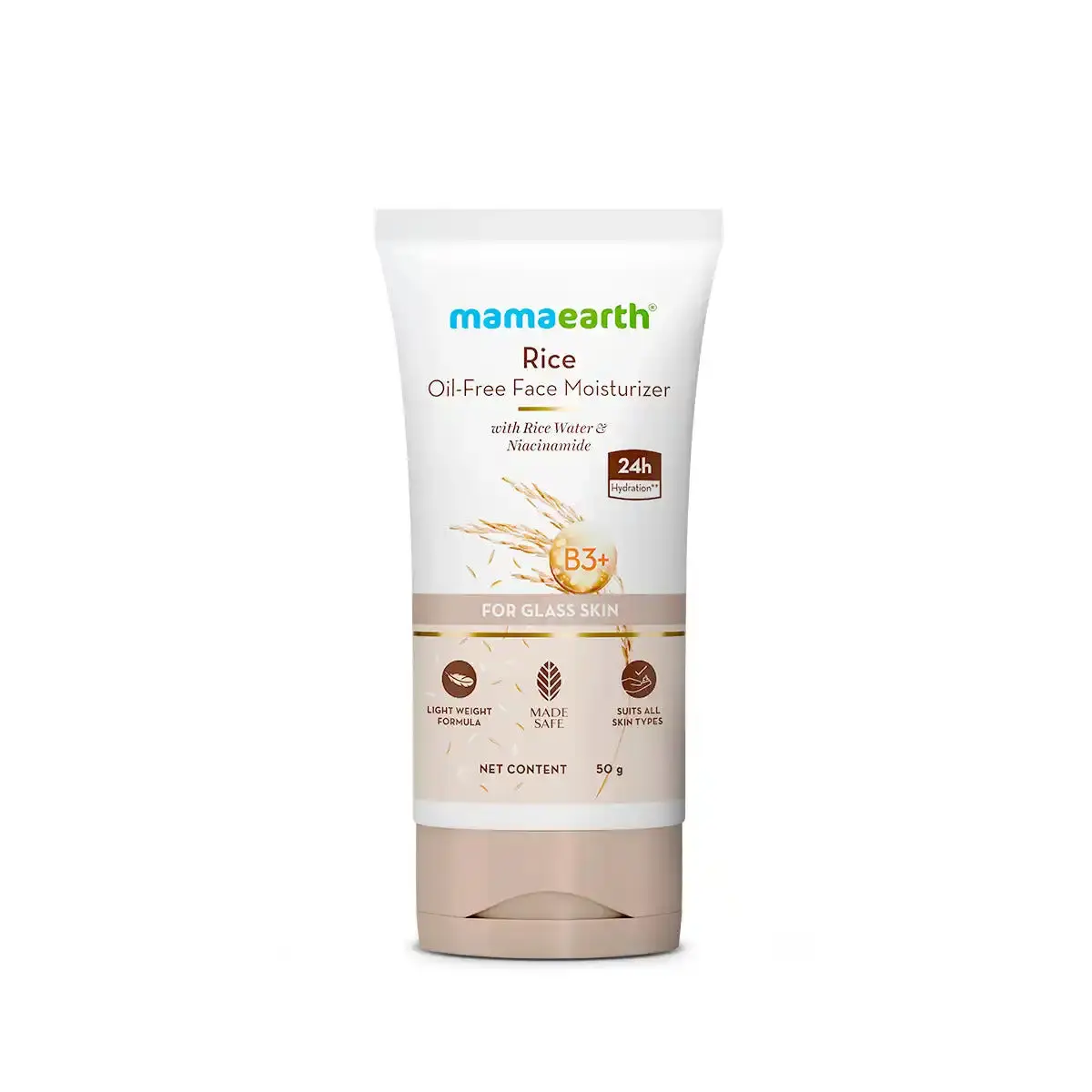 Mamaearth Rice Oil-Free Face Moisturizer With Rice Water & Niacinamide for Glass Skin - Image 9