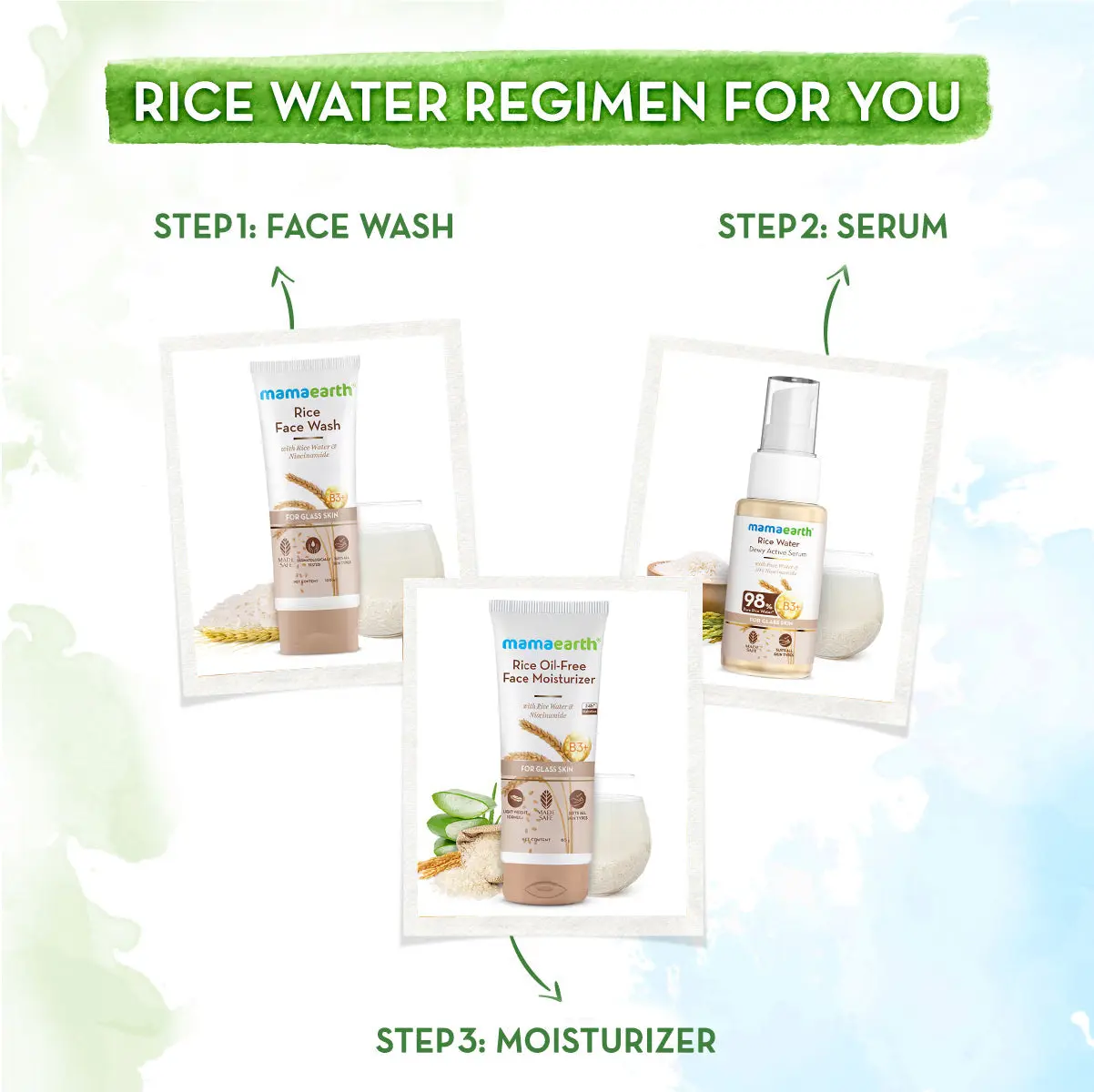 Mamaearth Rice Water Dewy Active Serum 50 ml - Image 6